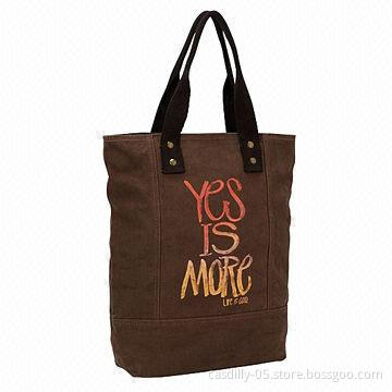 Handbags, made of 100% cotton canvas